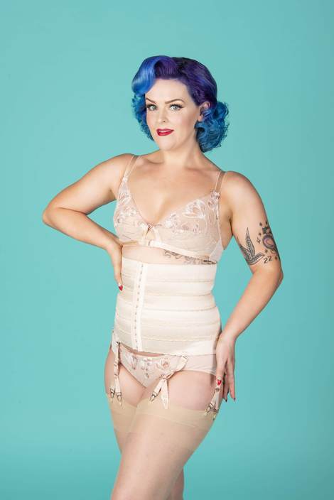 Vintage Inspired Lingerie News – tagged front fastening waist cincher –  Pip & Pantalaimon Lingerie